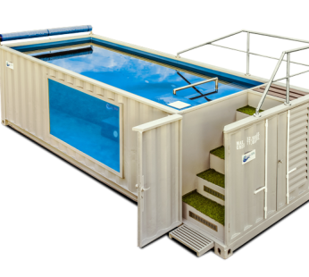 Piscina contenedor panorámica de 12 metros