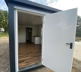 Contenedor 6×2,40m con wc, ducha y cocina