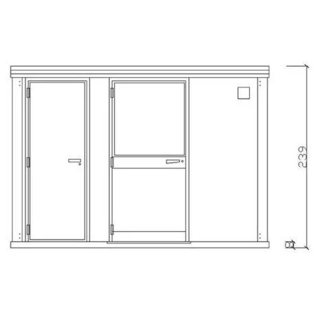 Módulo Sanitario PMR nuevo con WC PMR y Lavabo PMR - Imagen 5