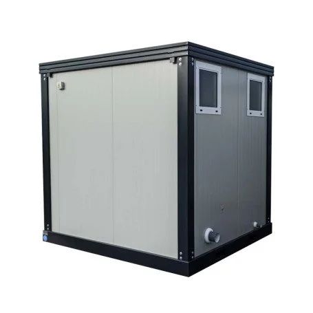 Sanitario SDU con WC, ducha, lavabo y urinario - Imagen 4